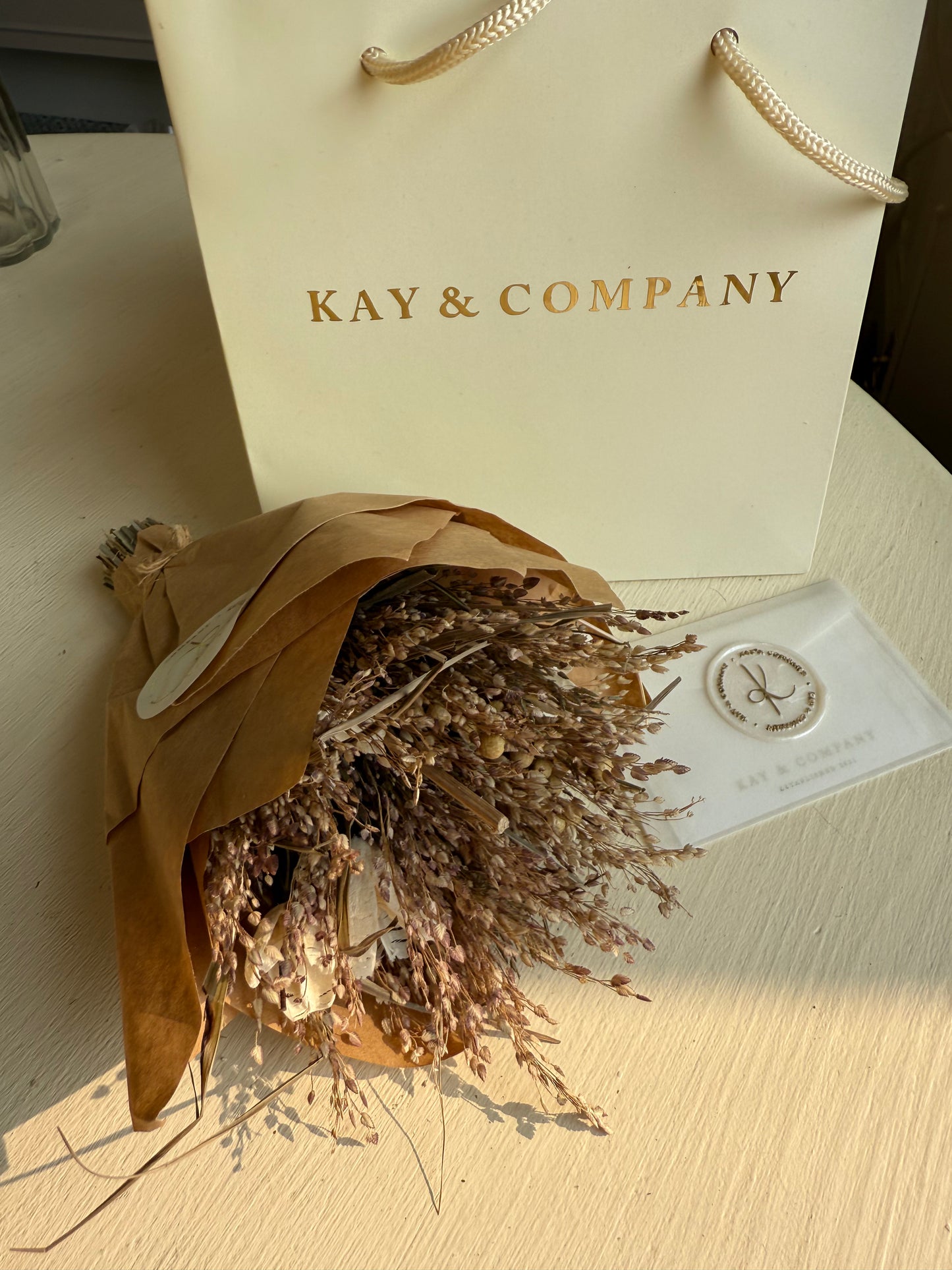 Mini Dried Bouquet - Neutral