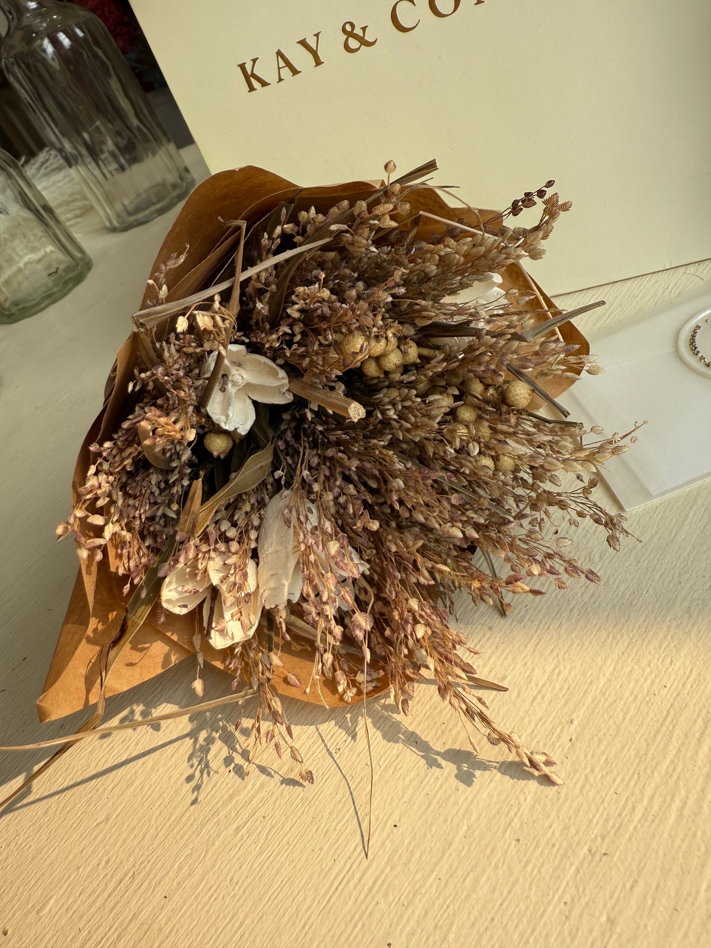 Mini Dried Bouquet - Neutral