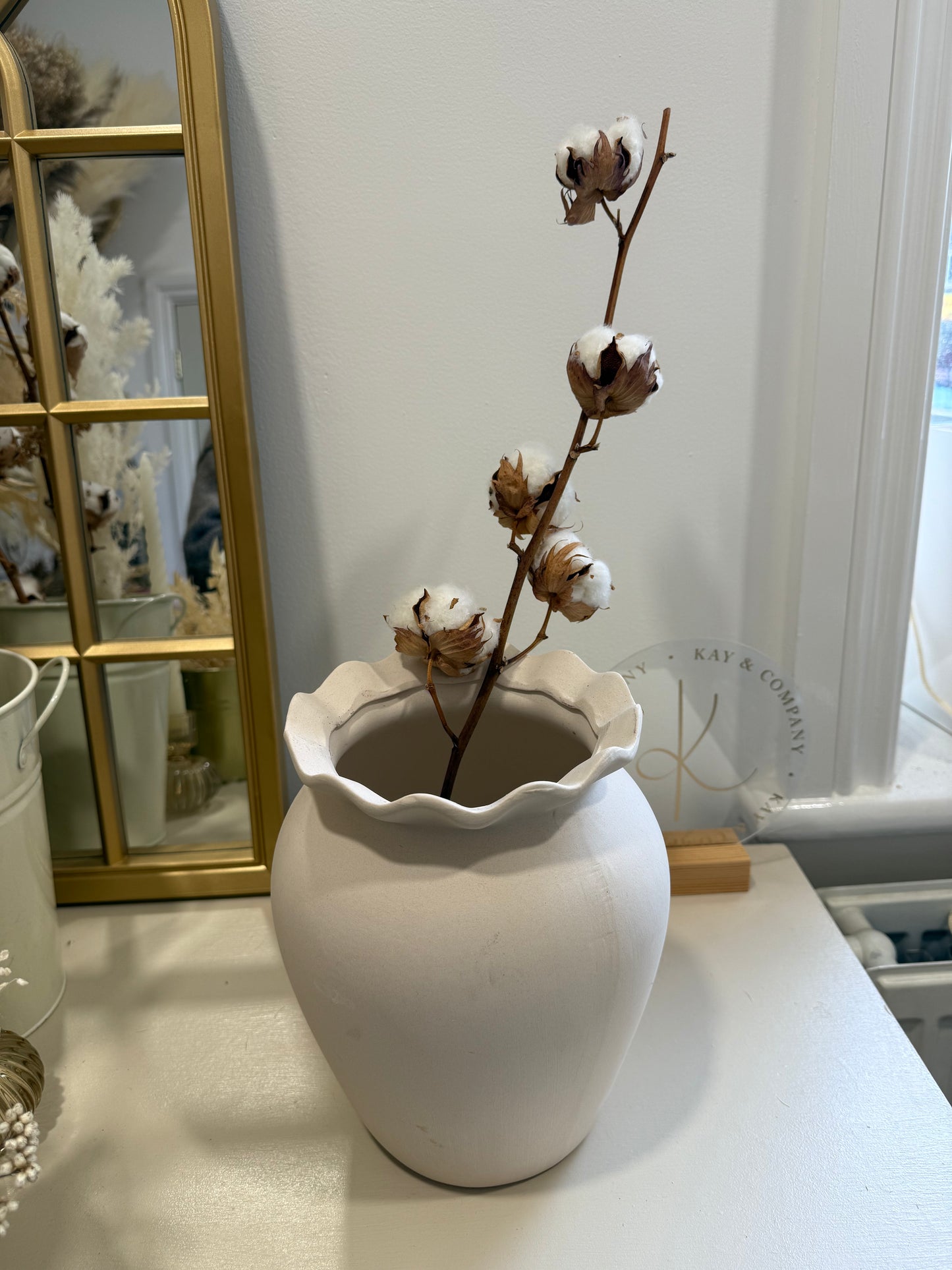 Cotton stems