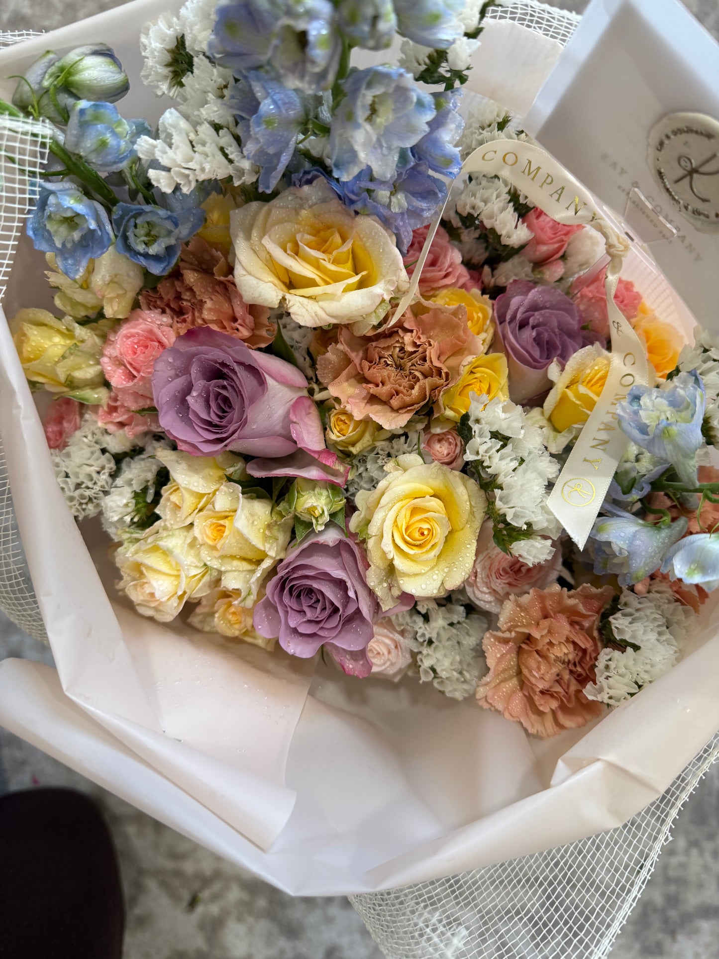 Fresh Flower Bouquet pretty pastels