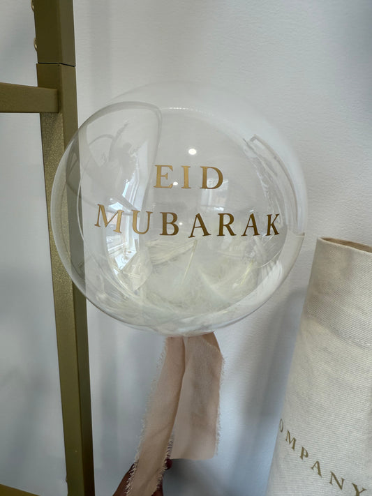 'MINI BUBBLE' Eid Mubarak add on balloon