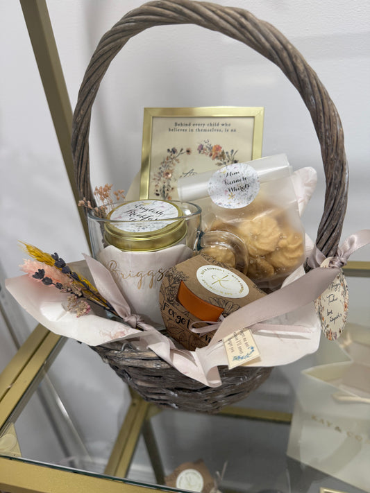 Wildflower teacher gift basket - large