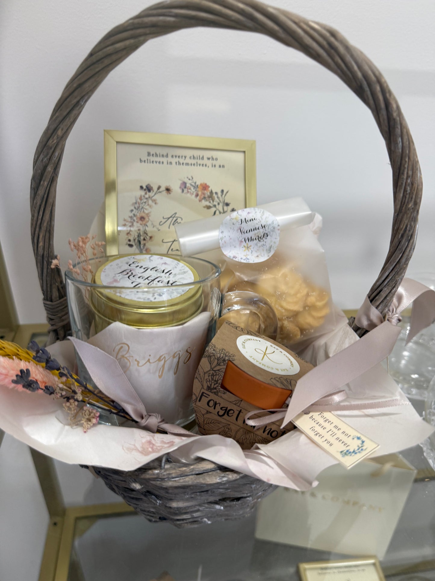 Wildflower teacher gift basket - large