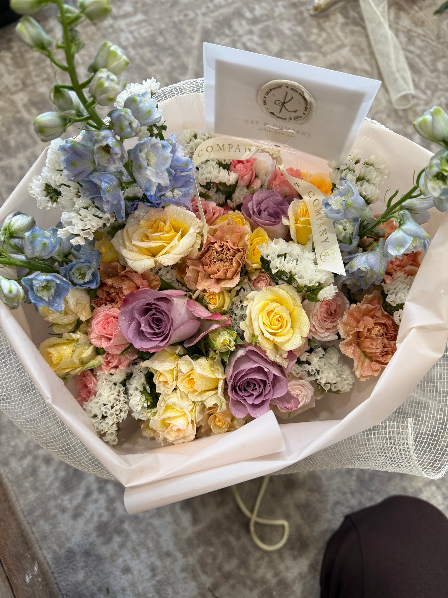 Fresh Flower Bouquet pretty pastels